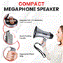 Pyle - PMP23SL , Sound and Recording , Megaphones - Bullhorns , Compact & Portable Megaphone Speaker with Siren Alarm Mode, Battery Operated